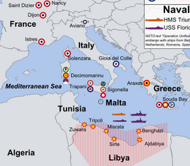 NATO enforces Libyan no-flyzone 2011
